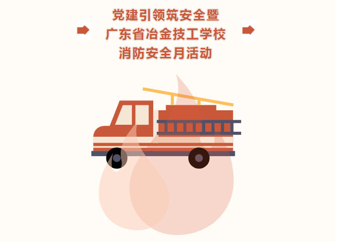 党建引领筑安全暨广东省冶金技工学校消防安全月活动